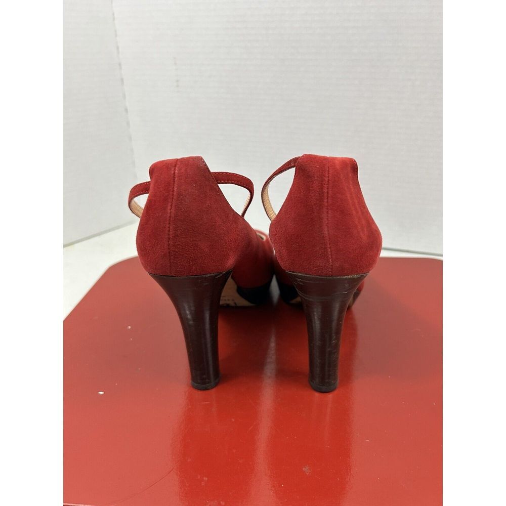 Kate‎ Spade New York Womens Red Patent Heels Mary Janes Shoes Size 8.5B Italy - Picture 5 of 12